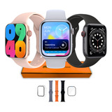 Smartwatch W59 Mini 41mm Serie 9 3 Pulseiras Pelicula Brinde