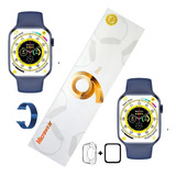 Smartwatch W59 Pro Serie 9 Gps C Pulseira Metal 2 Brindes Cor Da Caixa Azul