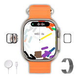 Smartwatch W69 Ultra Amoled Serie 10 Grava Musica Brindes