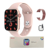 Smartwatch W99 Plus Series 9 Rose Brindes Chatgpt Amoled