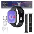 Smartwatch Watch X Serie 10 Tela Amoled Chatgpt Gps Lançamen Caixa Preto Pulseira Preto Bisel Preto Desenho Da Pulseira Milanese E Lisa