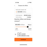 Smiles   80 000 Milhas