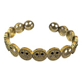 Smiley Face Copper Plated