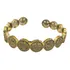 Smiley Face Copper Plated Real Gold Bracelet