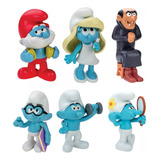 Smurfs 6 Figuras Burger