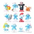 Smurfs Kit Com 12 Bonecos Miniaturas - Pronta Entrega