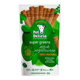 Snack Petisco Cães Super Greens Palitos Pet Delícia 120g