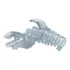 Snap In Para Rj45 Boot Cat5e cat6 Com 100unid Transparente Cor Incolor