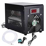 SNBGRYE Refrigerador De Aquário De 180 W Aquário Termostático Doméstico Pequeno Refrigerador E Aquecedor De Aquário Dissipação De Calor Rápida Para água Do Mar Hidroponia De água Doce Com