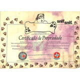 Snif Snif Certificado De Propriedade Estrela Original