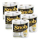 Snob Papel Toalha Cozinha Folha Dupla Com 10 Rolos 600 Fls