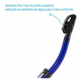 Snorkel Sk 10 Dupla Válvula E Quebra Onda Fun Dive