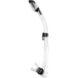 Snorkel Tubo Mergulho Cressi Supernova Dry Seco Com Válvula Cor Transp preto