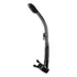 Snorkel Tubo Respirador Supernova Dry Silicone Dupla Válvula Cor Preto preto