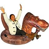 SNOWCANDY SnowCandy Gigante De Neve Inflável Dinossauro T Rex Tubo De Neve De Inverno E Flutuador Para Piscina De Praia 