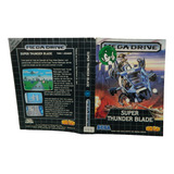 Só Encarte Original Tectoy Super Thunder Blade Mega Drive