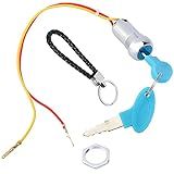 SOAJEE Interruptor Universal De Chave De Ignição De 2 Fios Para Motocicleta Quadriciclo Bicicleta Elétrica Quádrupla Scooter Elétrico Kart E Motoquete Buggy Bolso Pit Dirt Mini Super Bike
