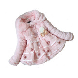 Sobretudo Casaco Infantil Pelucia