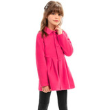 Sobretudo Infantil Menina Casaco