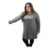 Sobretudo Plus Size Veste