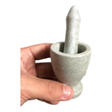 Socador De Temperos Pilão De Pedra Sabão Pequeno Promoção 