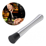 Socador Inox De Frutas Barman Caipirinha Coquetel E Drinks