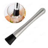 Socador Inox Macerador De Gelos Frutas Caipirinhas Drinks