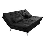 Sofá Cama Austria Reclinavel Em Suede Essencial Estofados