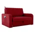 Sofá Cama Com Baú 2 Lugares Daiane Vermelho Matrix