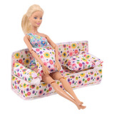 Sofá De Pano Boneca Barbie