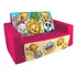 Sofá Infantil Poltrona Para Crianças Vira Cama Pink Cortex