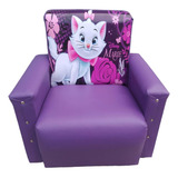 Sofazinho Puff Infantil Mini Poltrona Kids Gata Marie