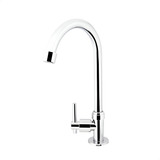 Soft Inox C 61 Prateado Torneira Lavatório Banheiro Bica Móvel Luxo 1 4v Metal Alta