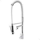 Soft Inox Gourmet Torneira Monocomando Cozinha Com Spray Móvel 70cm Cor Cromado