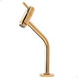 Soft Inox Torneira Lavatório Link Dourado Brilhante