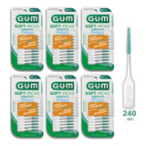 Soft Picks Gum 240 Unidades 6 Cartelas 