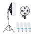 Softbox 50x70 Cm Com 4 Lâmpadas 180w 220v