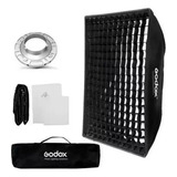 Softbox Com Grid Bowens Godox 60x90cm Para Flash Tocha