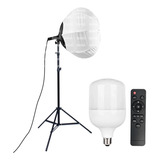 Softbox Com Lâmpada Led 45w Balão Chines Greika 65cm Tripé