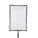 Softbox Greika Universal 60x90cm Sombrinha Guarda Chuva Nylon E Metal Preto
