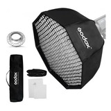 Softbox Octabox 95cm Bowens C Grid Colméia Octagonal Nfe