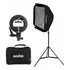Softbox Para Flash Speedlight 60x60 Cm Com Tripé 2 Metros