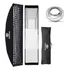 Softbox Strip Light Com Grid Greika Bowens 35x140cm P  Flash