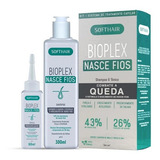 Softhair Kit Bioplex Nasce Fios Shampoo 300ml E Tônico 60ml