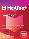 Software Antivírus E De Segurança Da Internet Mcafee + Premium Individual Para Dispositivos Ilimitados (windows/mac/android/ios), Assinatura De 1 Ano