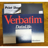 Software Print Shop Disquete 5 1 4 Verbatim Raro