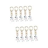 SOIMISS 10 Pcs Chaveiros Chaveiro Para Chave Chaveiro De Coleção Chaveiro Decorativo Chaveiro De Metal Chaveiro Criativo Versão Coreana Bolsa Mochila Presente Filho Carteira