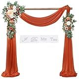 SOJOCK Kit De Flores De Arco De Casamento Artificial Pacote Com 3 Arranjo Floral De Terracota De Outono Cortina De Tecido Para Buquês De Cerimônia De Casamento E Decoração De Cenário De Recepção