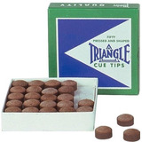 Sola De Couro Triangle P  Taco De Bilhar   Sinuca 11mm 3un 