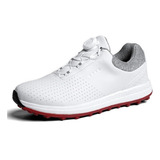 Sola Macia Antiderrapante Sapatos De Golfe Respiráveis 